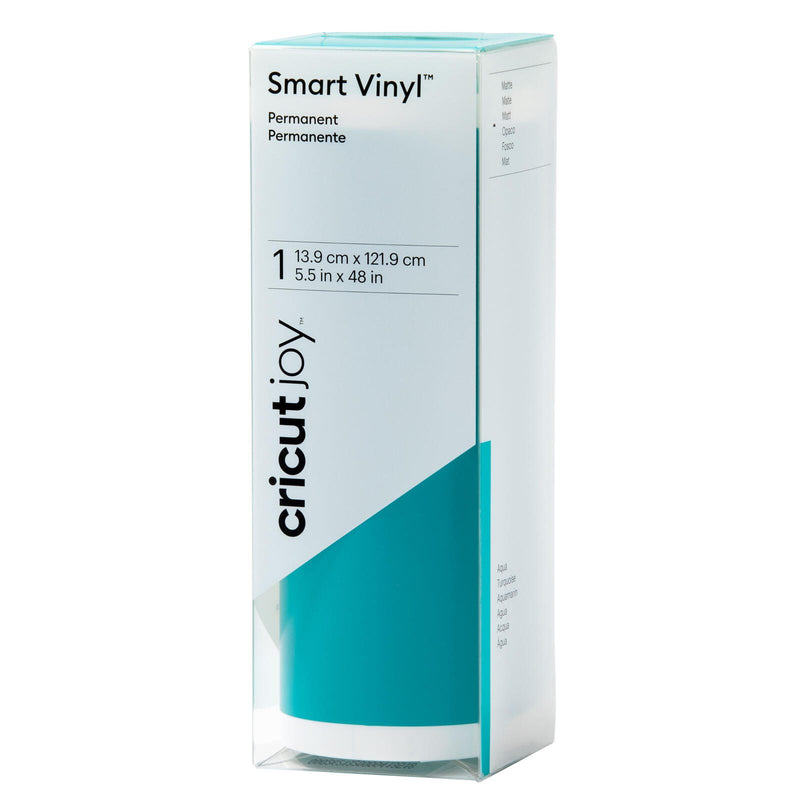 Cricut Vinylfolie permanent 13.9 cm x 121.9 cm aquablau