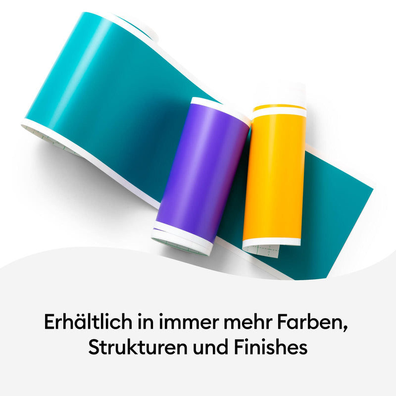 Cricut Vinylfolie permanent 13.9 cm x 121.9 cm aquablau