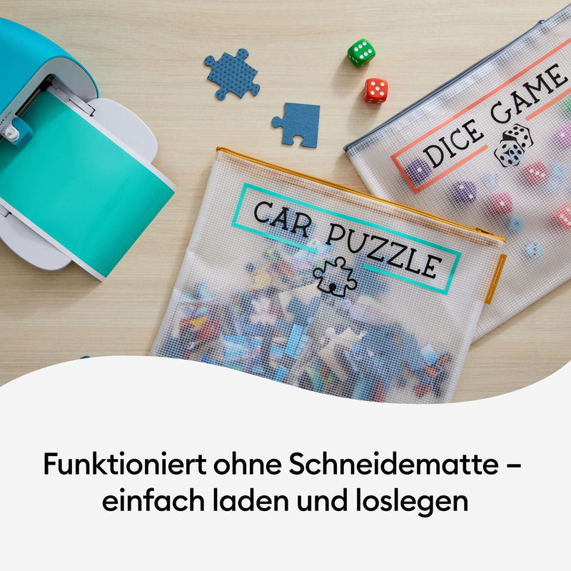 Cricut Vinylfolie permanent 13.9 cm x 121.9 cm aquablau