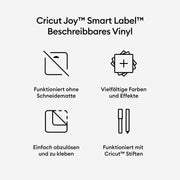 Cricut Vinylfolie permanent 14 cm x 33 cm silber holografisch