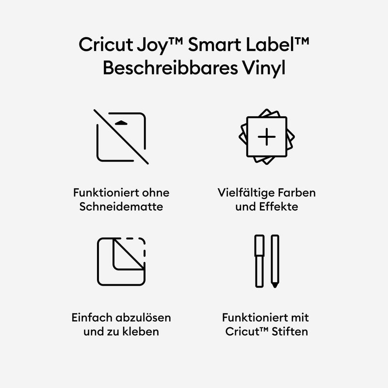 Cricut Vinylfolie permanent 14 cm x 33 cm silber holografisch