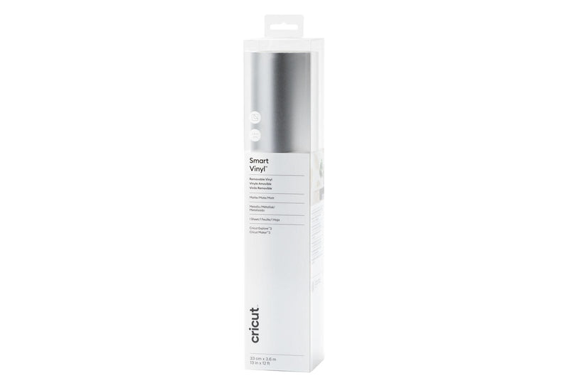 Cricut Vinylfolie wiederablösbar 33 cm x 3.6 m silber