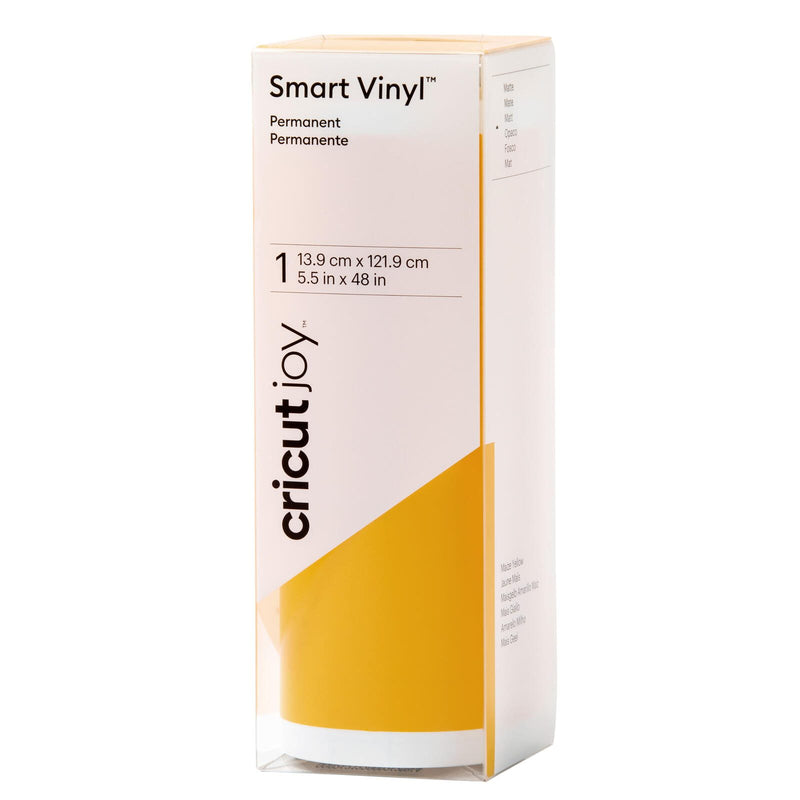Cricut Vinylfolie permanent 13.9 cm x 121.9 cm maisgelb