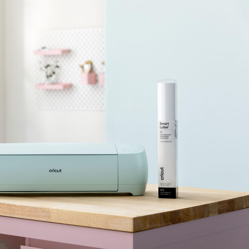 Cricut Papier auflösbar für Schneideplotter 33 cm x 61 cm weiß