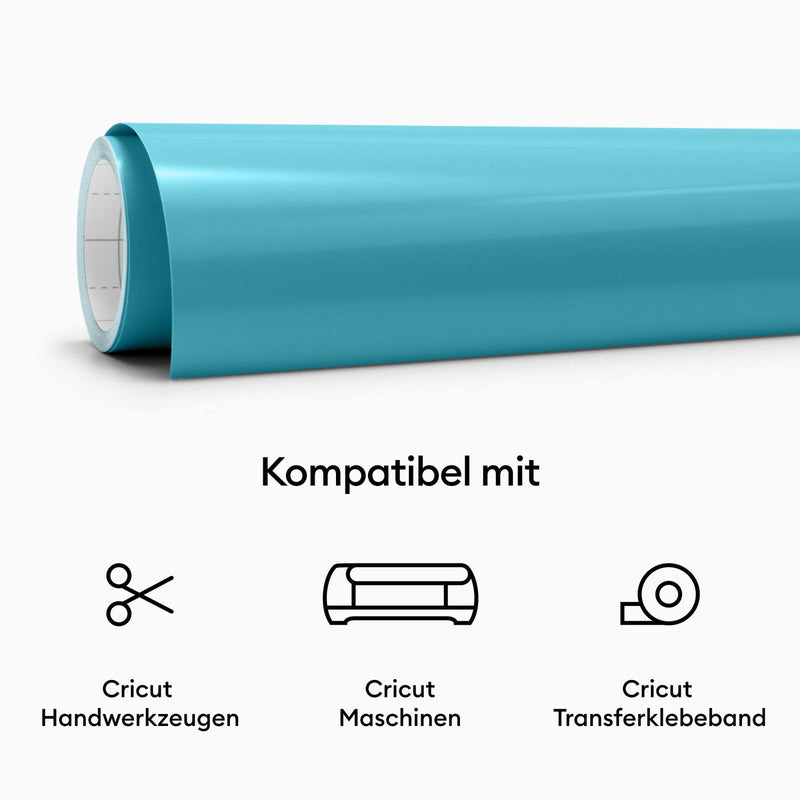 Cricut Farbverändernde Vinylfolie permanent 30.5 cm x 61 cm hellblau