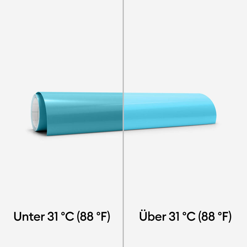 Cricut Farbverändernde Vinylfolie permanent 30.5 cm x 61 cm hellblau