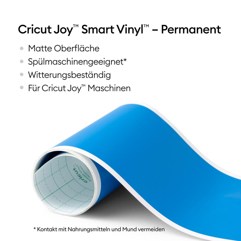 Cricut Vinylfolie permanent 13.9 cm x 121.9 cm ozeanblau