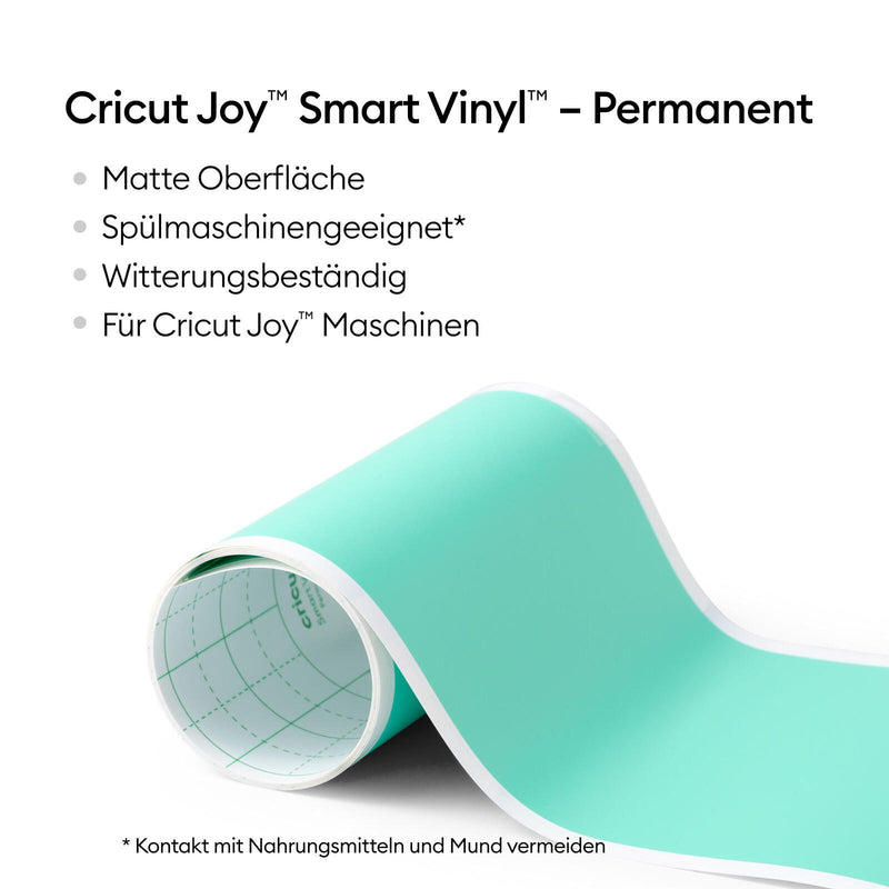 Cricut Vinylfolie permanent 13.9 cm x 121.9 cm mint