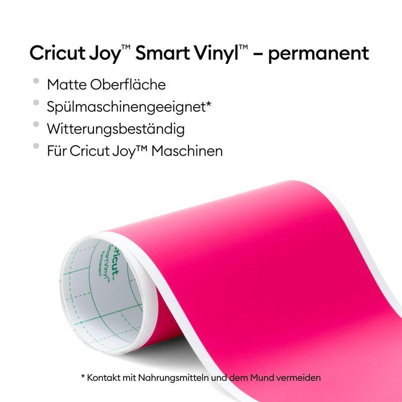 Cricut Vinylfolie permanent 13.9 cm x 121.9 cm pink