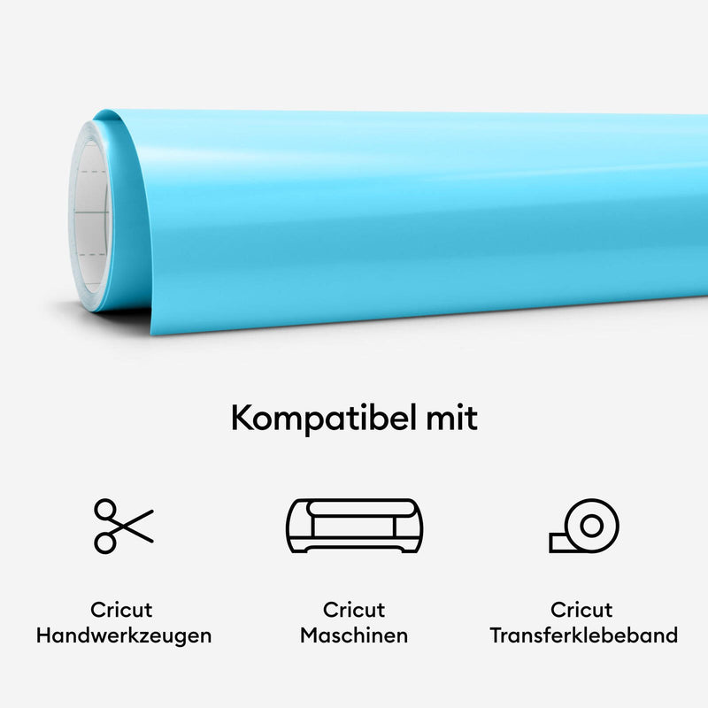 Cricut Farbverändernde Vinylfolie permanent 30.5 cm x 61 cm blau
