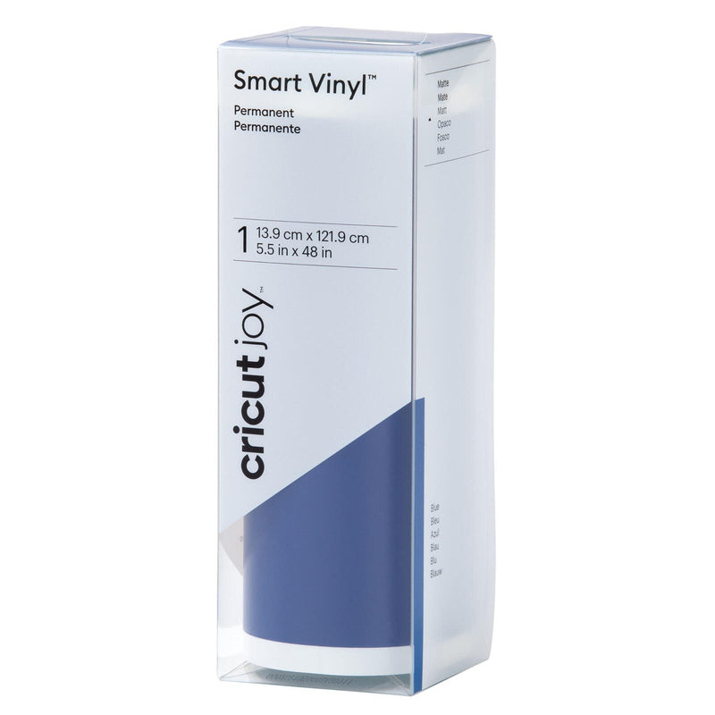 Cricut Vinylfolie permanent 13.9 cm x 121.9 cm blau