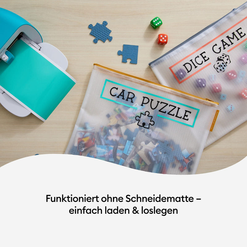 Cricut Vinylfolie permanent 13.9 cm x 121.9 cm blau