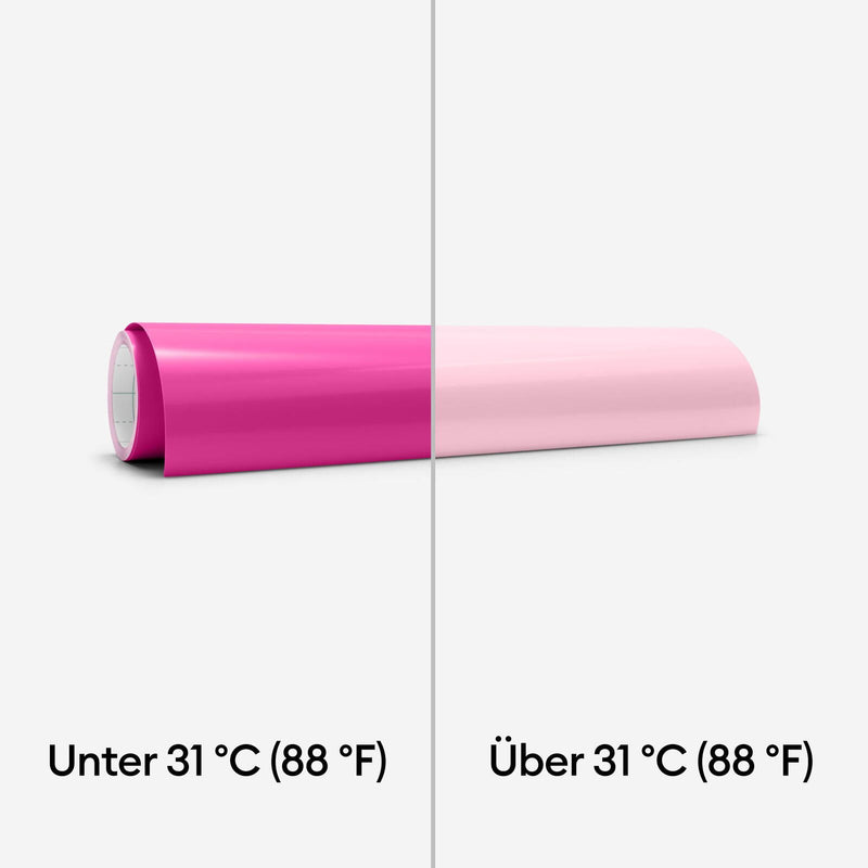 Cricut Farbverändernde Vinylfolie permanent 30.5 cm x 61 cm pink