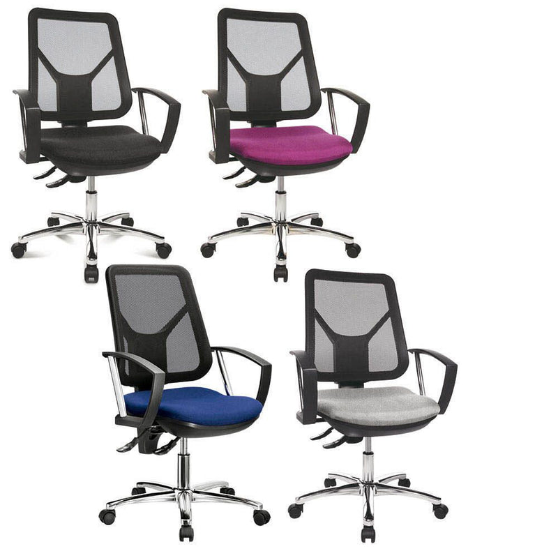 Topstar Drehstuhl ErgosteelNet blau