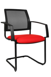 Topstar Besucherstuhl BtoB20 2er rt/sw