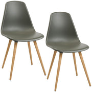 Topstar Besucherstuhl T 2020 grau/Holz