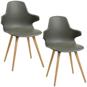Topstar Besucherstuhl T2020 AL gr/Holz