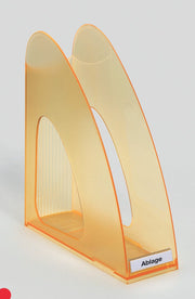 HAN Stehsammler antistatisches, schwermetallfreies Polystyrol orange-transparent , DIN C4