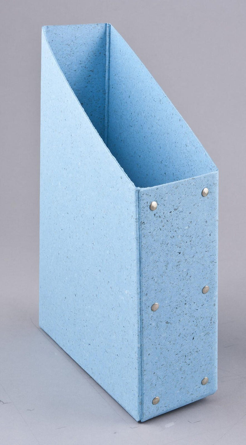 dots Stehsammler Karton, 1.300 g/qm blau , DIN A4