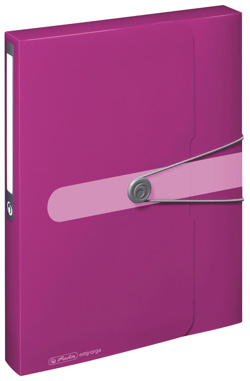 herlitz Heftbox 4 cm DIN A4 pink