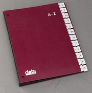 dots Pultordner DIN A4 24 Taben rot