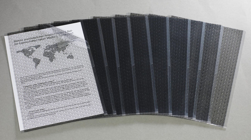 HIDENTITY® Sichthüllen DIN A4 glatt 0.12 mm