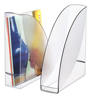 cep Stehsammler recycelbares Polystyrol schwarz-transparent , DIN A4