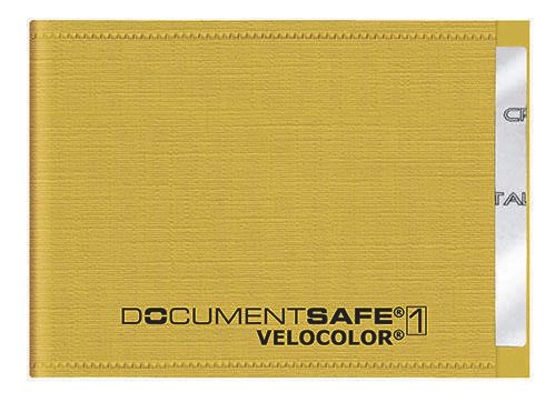 VELOFLEX Kreditkartenhülle 9,0 x 6,3 gelb