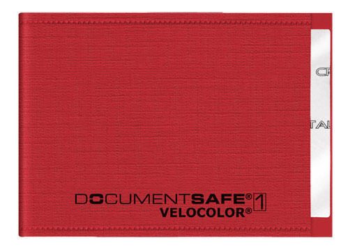 VELOFLEX Kreditkartenhülle 9,0 x 6,3 rot