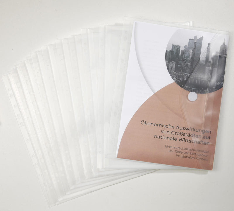 FolderSys Dokumententaschen DIN A4 0.2 mm transparent