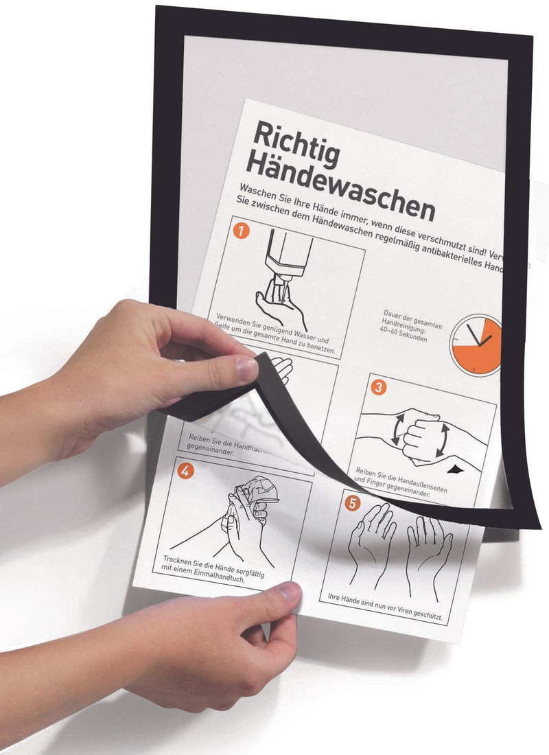 DURABLE Magnetrahmen A4 schwarz