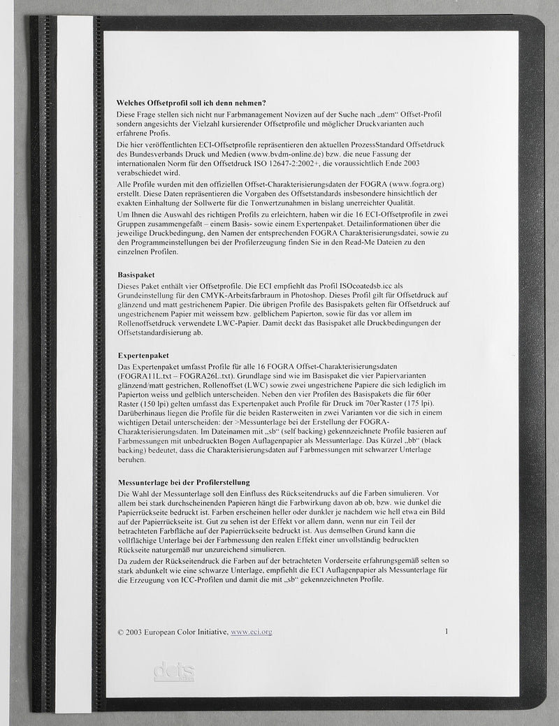 dots Schnellhefter DIN A4 Polypropylen (PP) schwarz