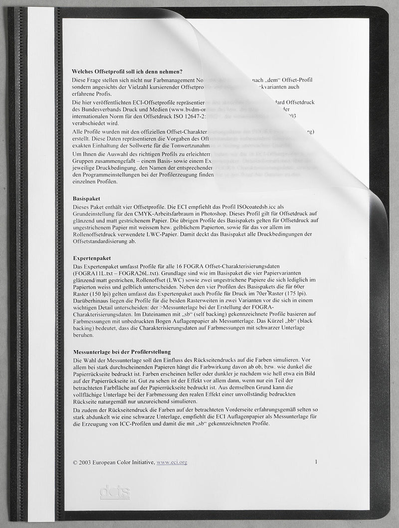 dots Schnellhefter DIN A4 Polypropylen (PP) schwarz