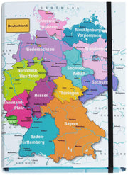PAGNA Heftbox 3.5 cm DIN A4 Deutschlandkarte