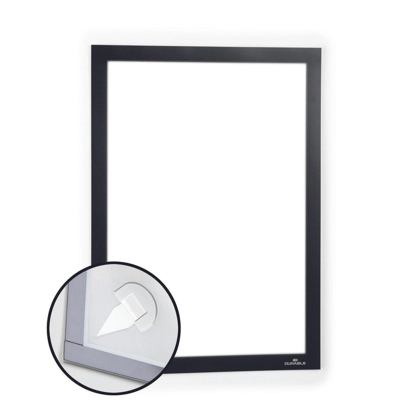 DURABLE Magnetrahmen selbstklebend A4 schwarz