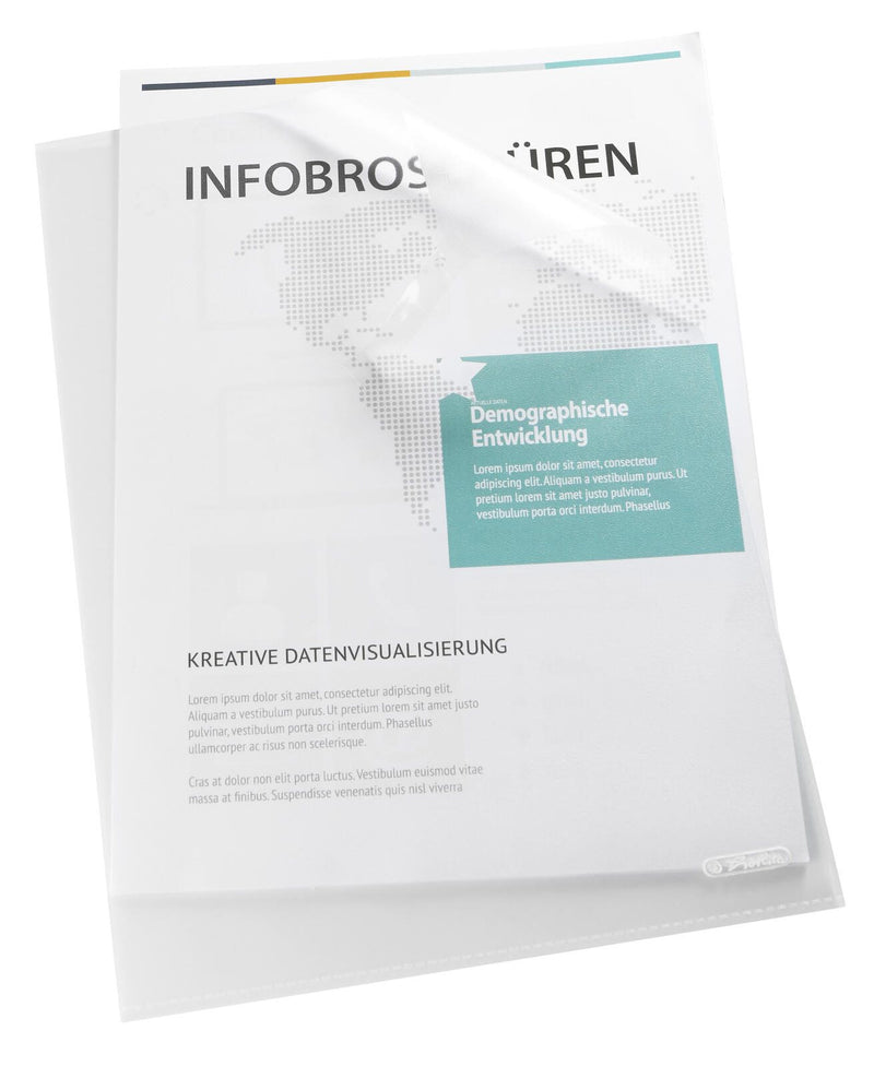 herlitz Sichthüllen DIN A4 transparent