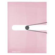 herlitz Heftbox 4 cm DIN A4 transparent rosé