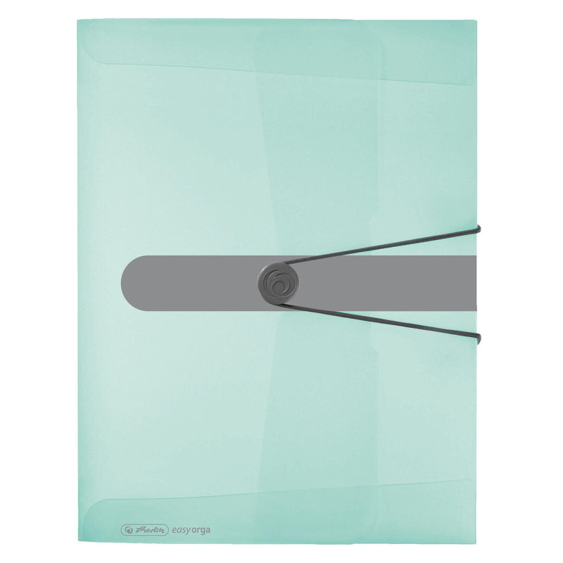 herlitz Heftbox 4 cm DIN A4 transparent minze