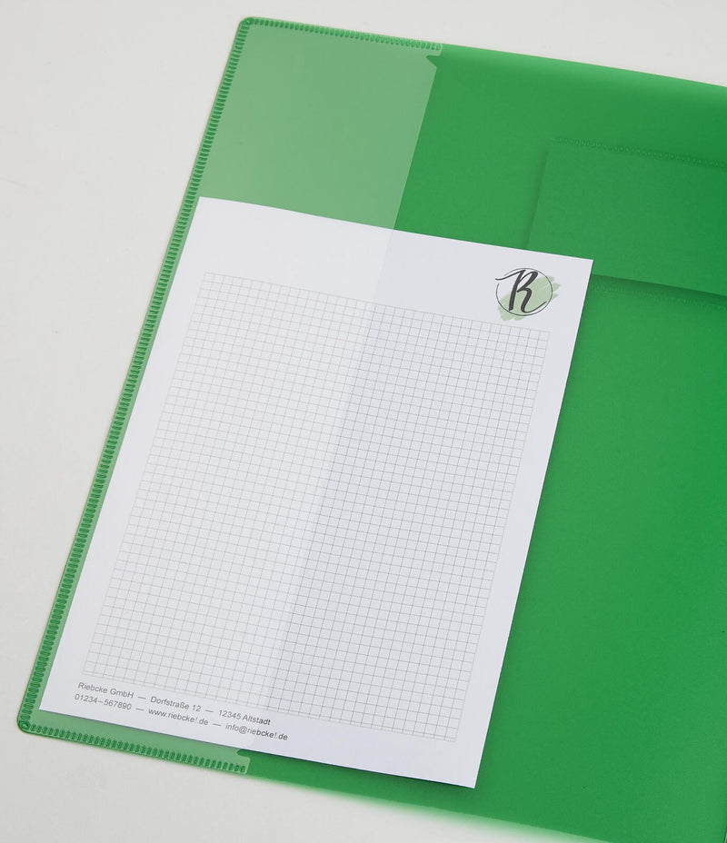 BRUNNEN Schnellhefter DIN A4 Polypropylen (PP) grün transluzent