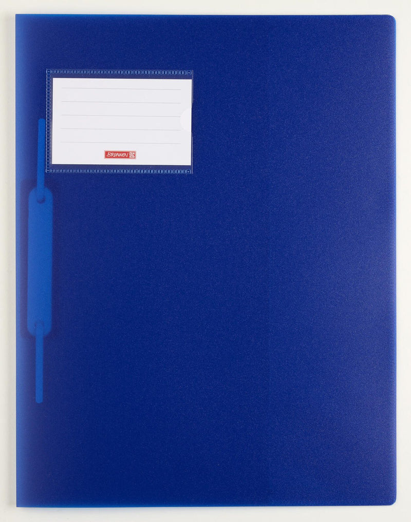 BRUNNEN Schnellhefter DIN A4 Polypropylen (PP) blau transluzent