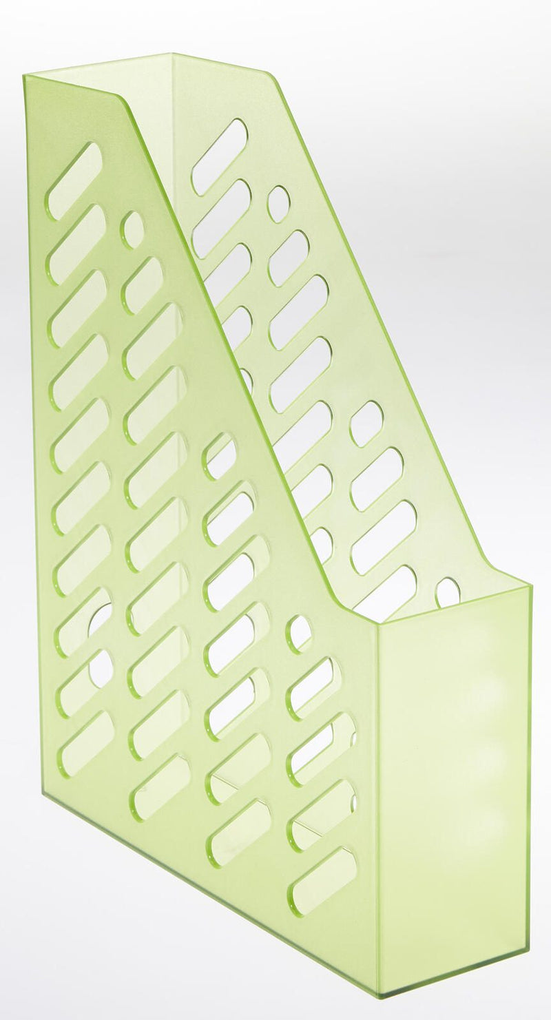 Stehsammler Polystyrol grün-transparent , DIN C4