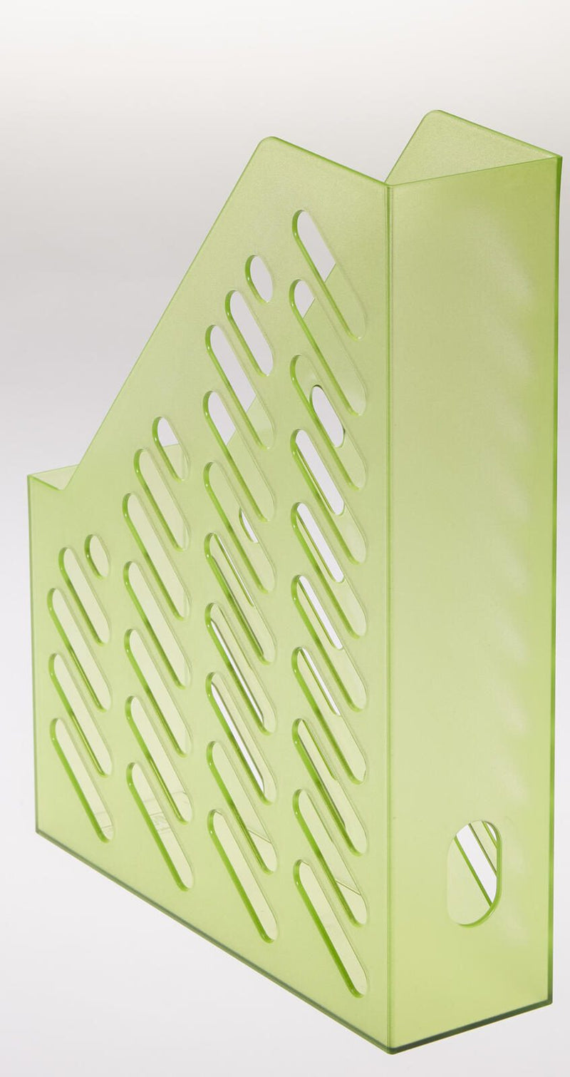 Stehsammler Polystyrol grün-transparent , DIN C4