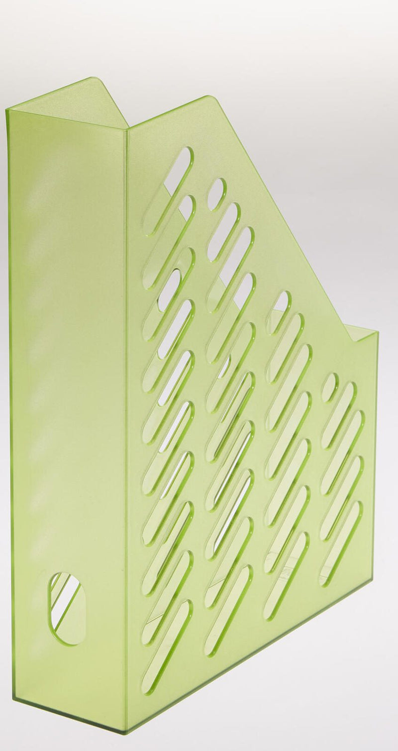 Stehsammler Polystyrol grün-transparent , DIN C4