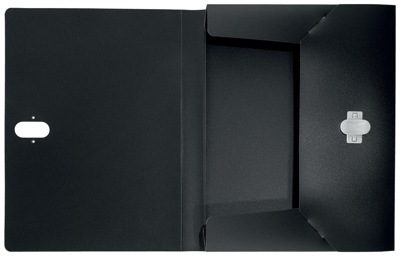 LEITZ Heftbox 4 cm DIN A4 schwarz