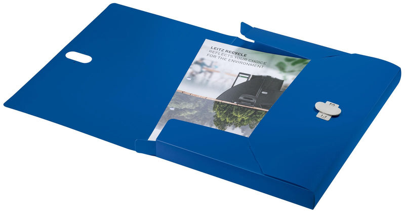 LEITZ Heftbox 4 cm DIN A4 blau