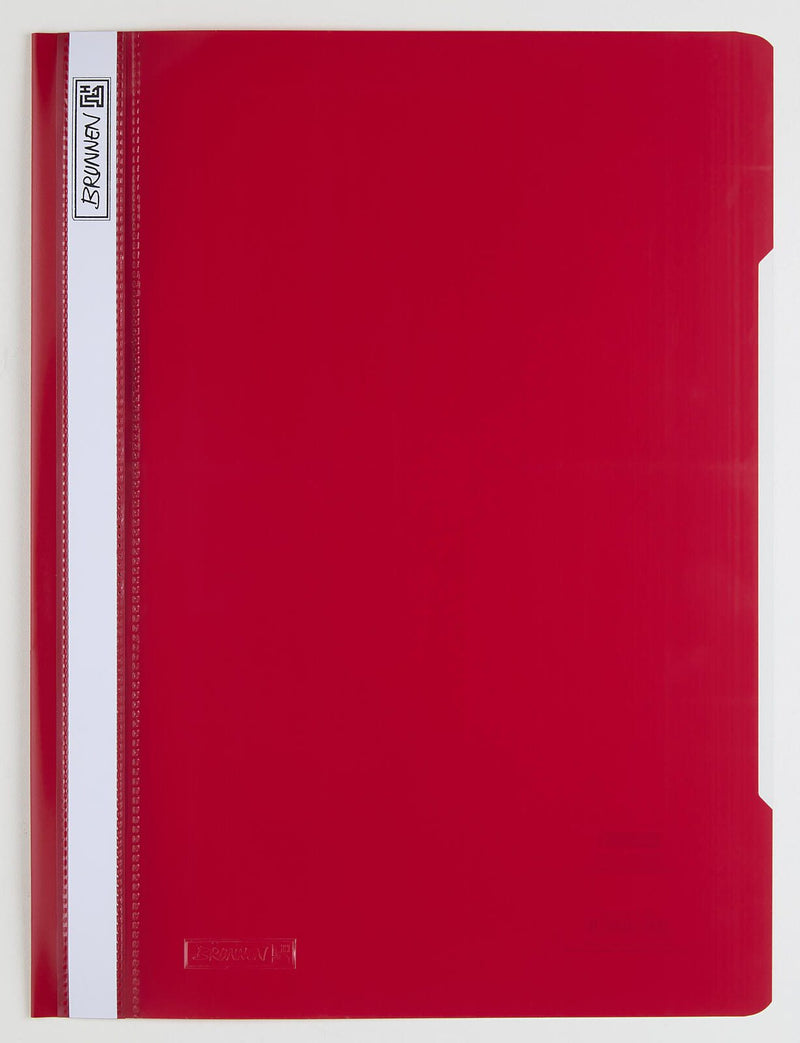 BRUNNEN Schnellhefter DIN A4 überbreit PVC rot