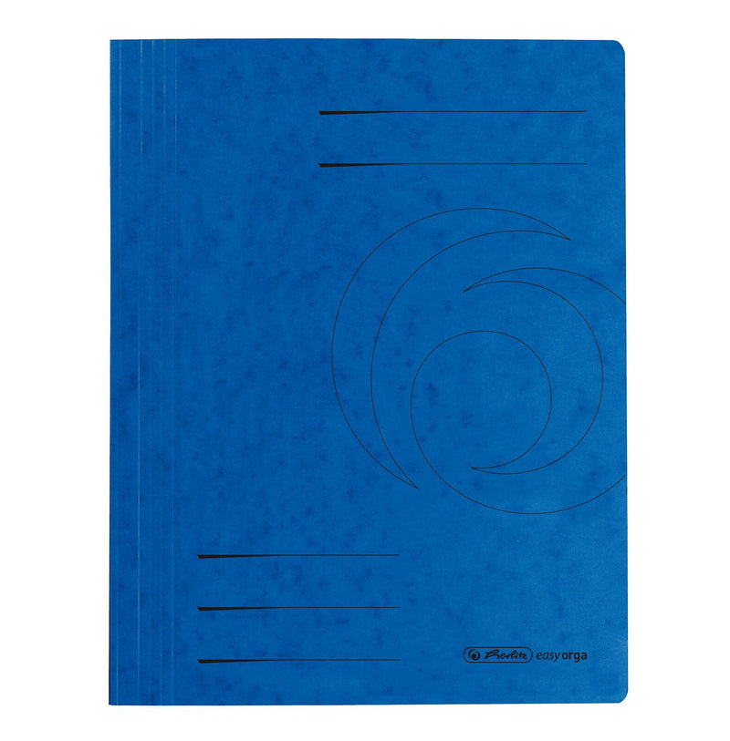 herlitz Schnellhefter DIN A4 Karton blau