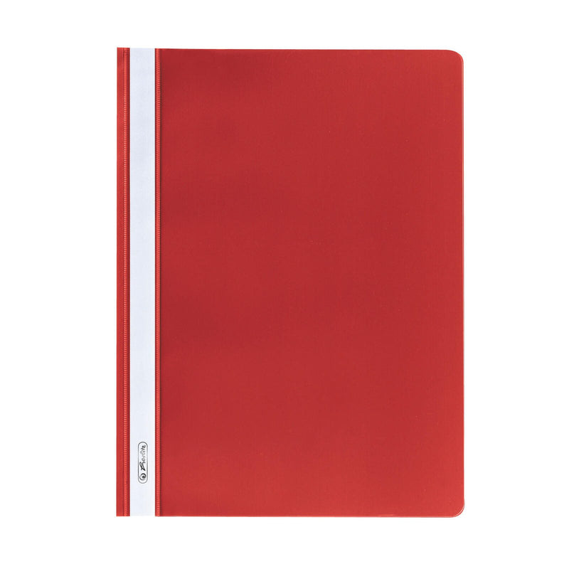 herlitz Schnellhefter A5 Polypropylen (PP) rot