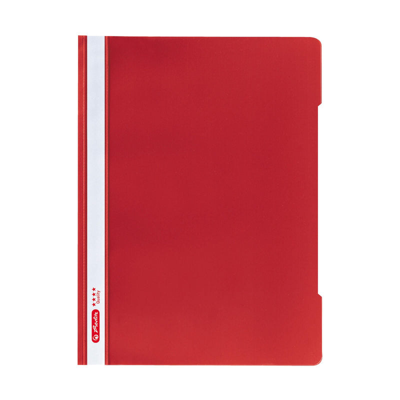 herlitz Schnellhefter DIN A4 Polypropylen (PP) rot