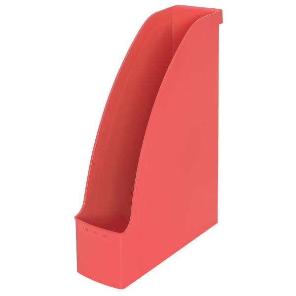 LEITZ Stehsammler recycelter Kunststoff rot , DIN A4